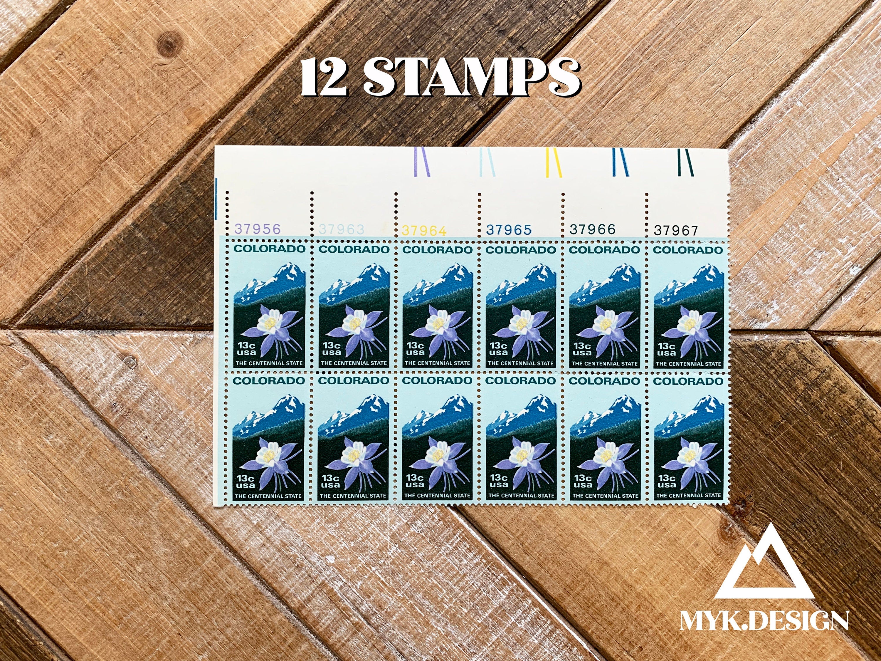 Colorado Statehood 20-50 U.S. Postage Stamps