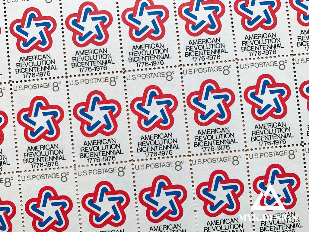 American Revolution Bicentennial 1976 20-50 U.S. Postage Stamps | Face Value 8 Cents | 1971 | Scott 1432