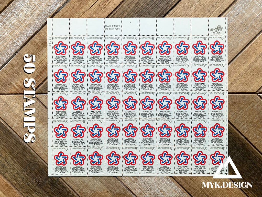American Revolution Bicentennial 1976 50 U.S. Postage Stamps | Face Value 8 Cents | 1971 | Scott 1432